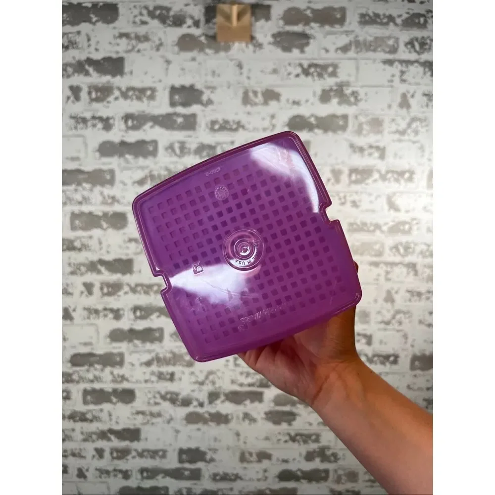 Tupperware | purple pickle container large